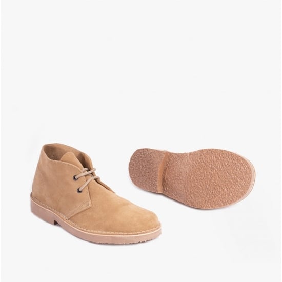 Roamers M400TS Mens Desert Boots Stone - Image 4