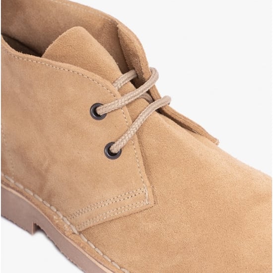 Roamers M400TS Mens Desert Boots Stone - Image 5