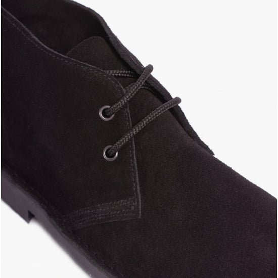 Roamers M467AS Unisex Desert Boots Black - Image 5