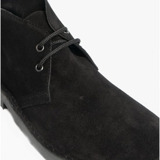 Roamers M400AS Mens Desert Boots Black - Image 2
