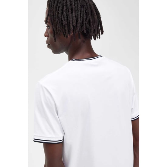 Fred Perry Basic White T-Shirt - Image 5