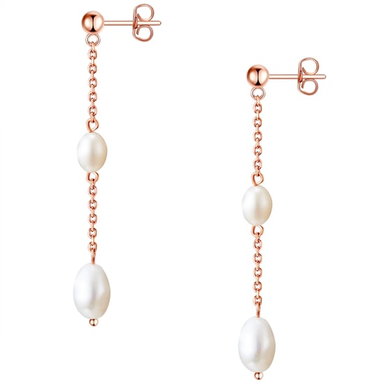 Valero Pearls Stainless Steel Earring - Image 3