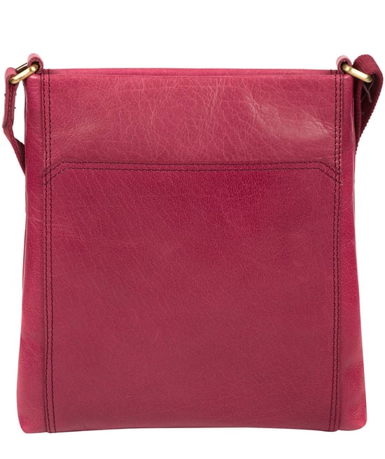 'Dink' Orchid Leather Cross Body Bag - Image 3