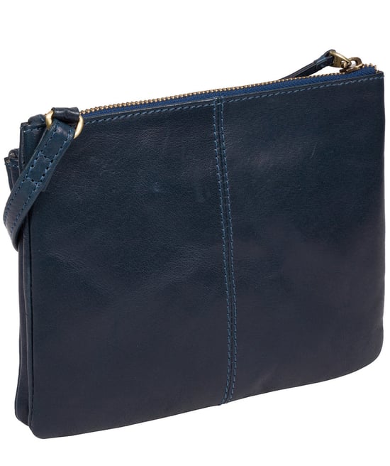 'Tillie' Snorkel Blue Leather Cross Body Bag - Image 3