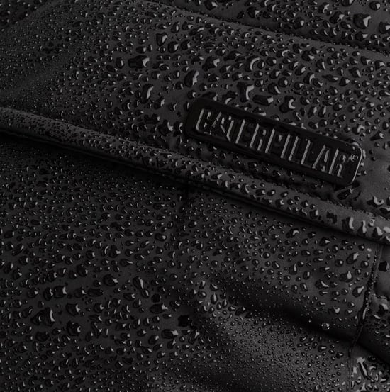 CAT TERRAIN Mens Polyester Full Zip Jacket Black - Image 6