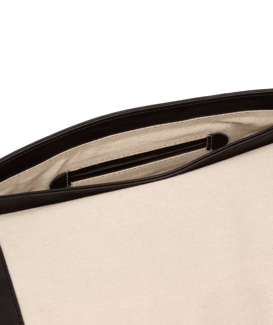 'Cherish' Black Leather Clutch Bag - Image 5