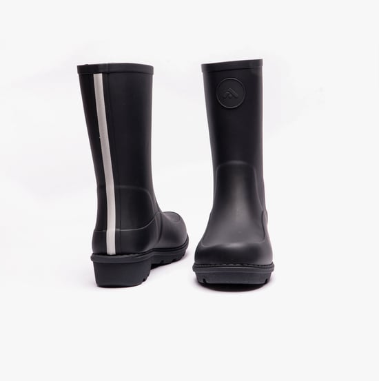 FitFlop WONDERWELLY Kids Rain Boots Midnight Navy - Image 4
