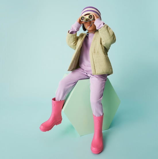FitFlop WONDERWELLY Kids Rain Boots Pink Jam - Image 5
