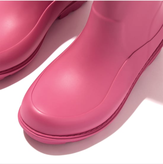 FitFlop WONDERWELLY Kids Rain Boots Pink Jam - Image 4