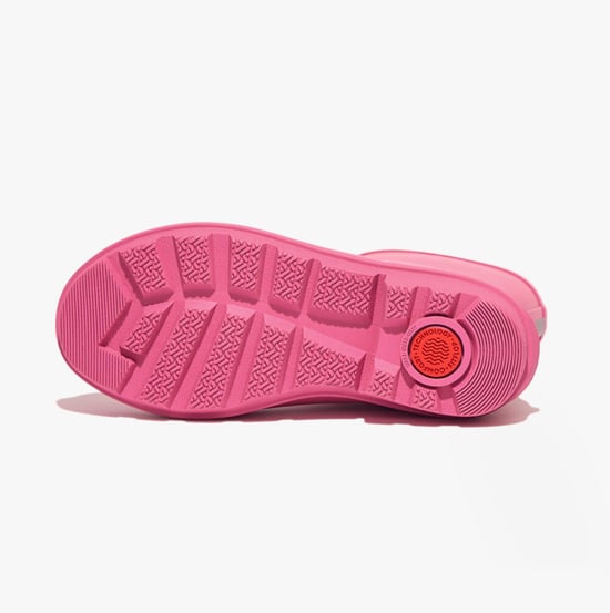 FitFlop WONDERWELLY Kids Rain Boots Pink Jam - Image 6
