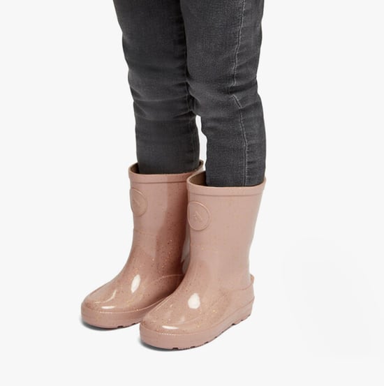 FitFlop WONDERWELLY Kids Rain Boots Rose Gold - Image 2