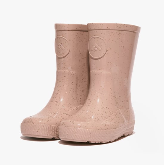 FitFlop WONDERWELLY Kids Rain Boots Rose Gold - Image 3