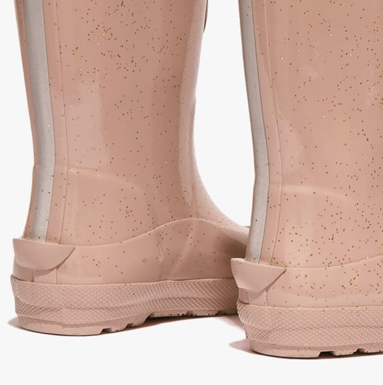 FitFlop WONDERWELLY Kids Rain Boots Rose Gold - Image 4