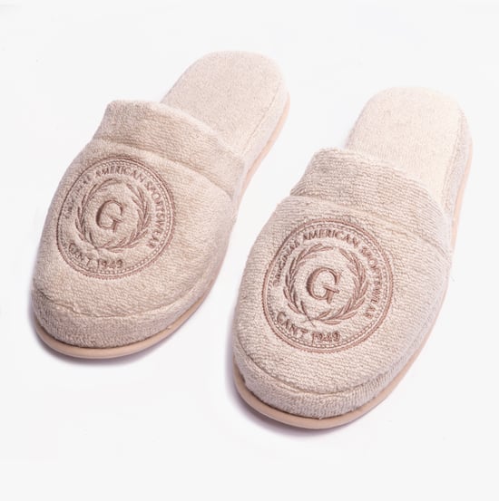 GANT CREST Unisex Mule Slippers Putty - Image 2