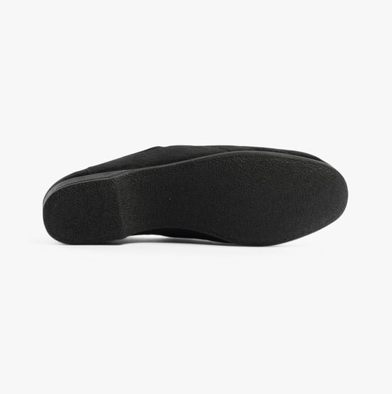 GBS AUDREY Slip On Womens Slippers Black - Image 3