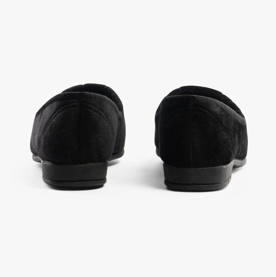 GBS AUDREY Slip On Womens Slippers Black - Image 4