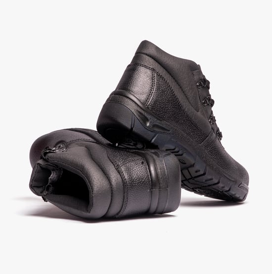 Grafters M5501PA Unisex Leather Safety Boots Black - Image 6