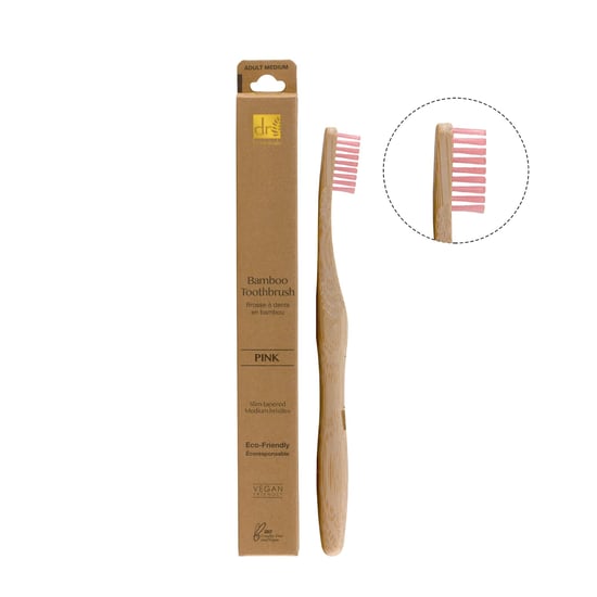 Dr Botanicals Pastel Bamboo Toothbrush Kit - Image 3