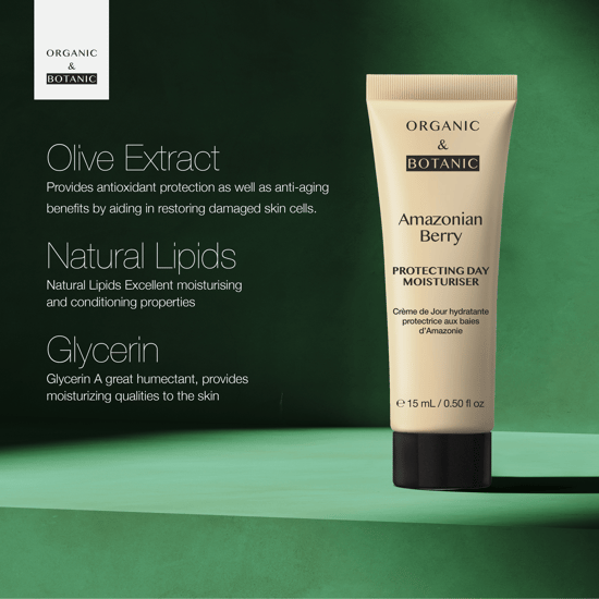 Organic & Botanic Amazonian Berry Day Moisturiser 15ml - Image 3