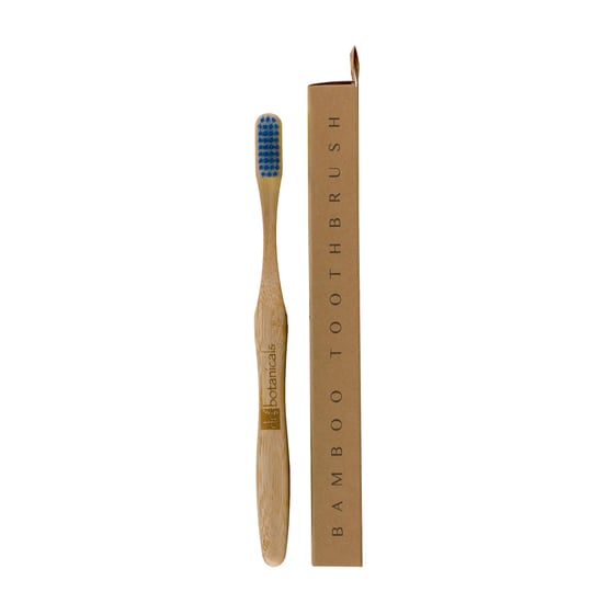 Dr Botanicals Bamboo Toothbrush Blue Twin Value Savings Pack - Image 1