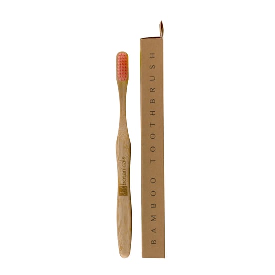Dr Botanicals Bamboo Toothbrush Pink Twin Value Savings Pack - Image 1