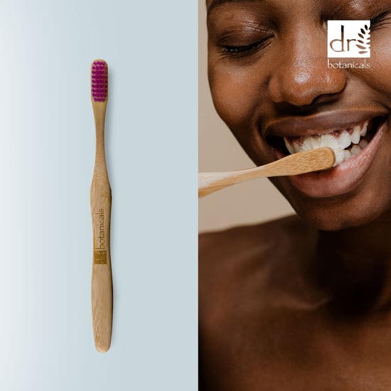 Dr Botanicals Bamboo Toothbrush Purple Twin Value Savings Pack - Image 4