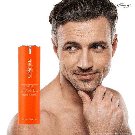 skinChemists Mannen Vitamin C Nachtvochtinbrengende Crème 50ml - Image 5