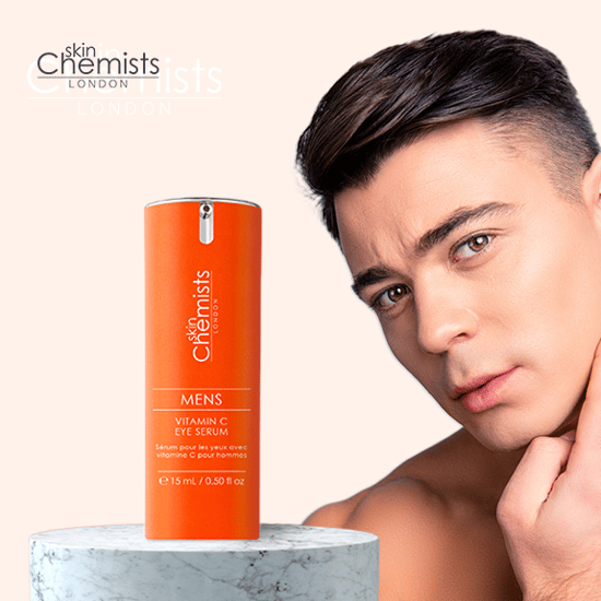 skinChemists Men's Vitamin C Eye Serum 15ml Twin Value Savings Pack - Image 4