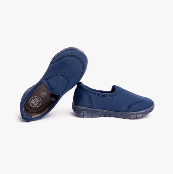 STINGRAY Unisex Infants Elasticated Slip-On Shoes Navy - Image 4