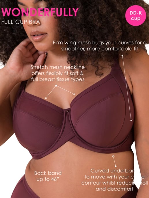 WonderFully Full Cup Bra Purple - Image 3
