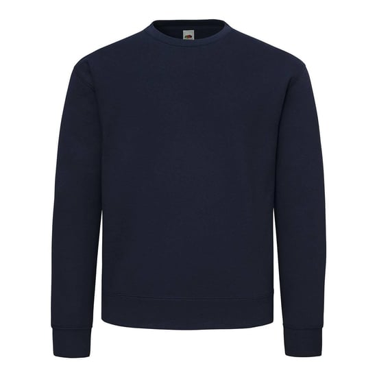 Fruit of the Loom Superkatoenen uniseks sweater voor volwassenen (Deep Navy) - Image 1