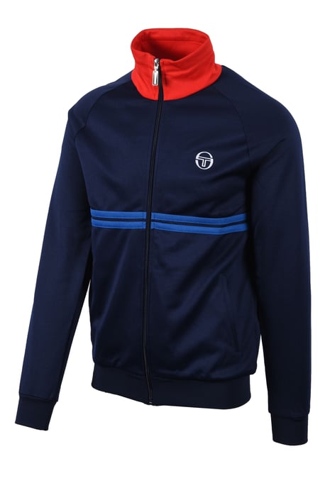 Sergio Tacchini Dallas Track Top Marine/Rood - Image 2