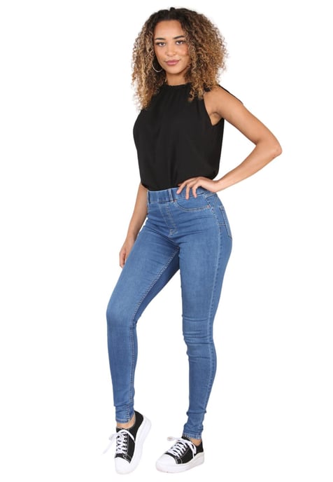 New Look Ladies Emilee Jeggings in Blue - Image 5