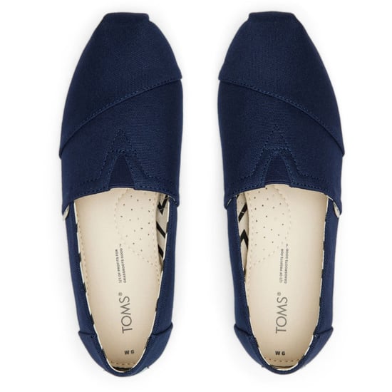 TOMS Alpargata 100% Cotton Women's Navy Espadrilles - Image 4