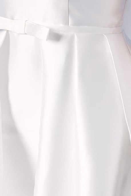 Plunge Neck Bow Waist Maxi Dress With Pockets - Image 5