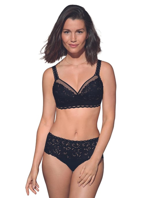 Classic bra without underwire and without cups P0BVS woman - Image 5