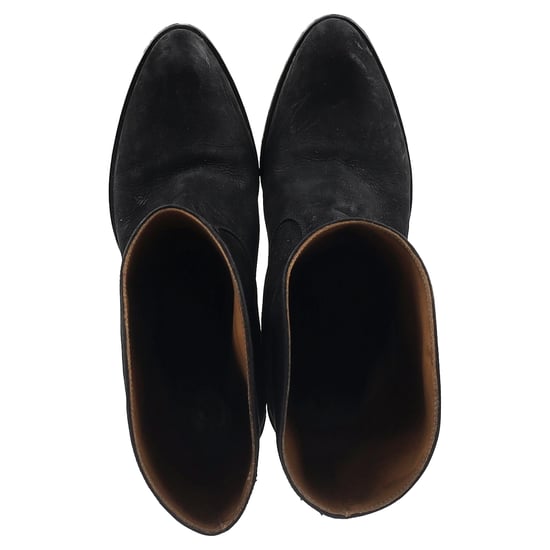 Chloé Western Cowboy Boots in Black Leather and Suede - Image 3