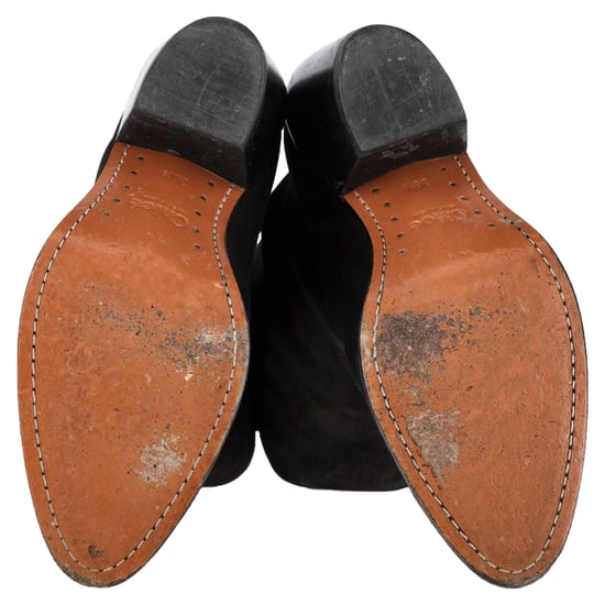 Chloé Western Cowboy Boots in Black Leather and Suede - Image 6