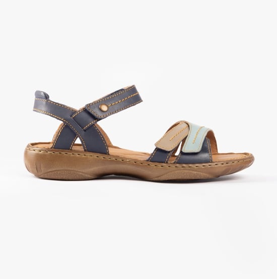DEBRA 62 Womens Sandals Indigo-Multi - Image 1
