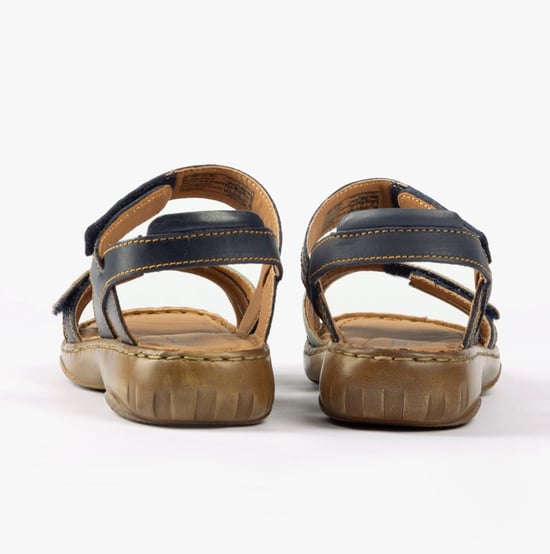 DEBRA 62 Womens Sandals Indigo-Multi - Image 4