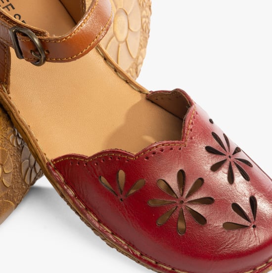 ROSALIE 04 Dames Sandalen Rubin-Kombi - Image 4