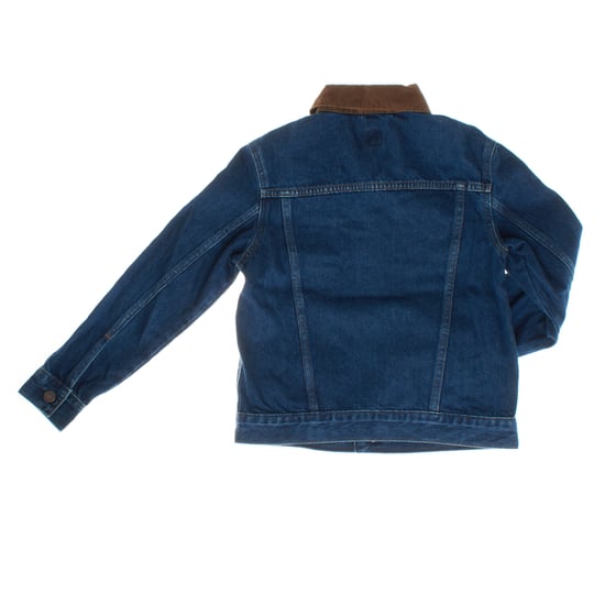 Denim jacket with corduroy collar 430094 boy - Image 4
