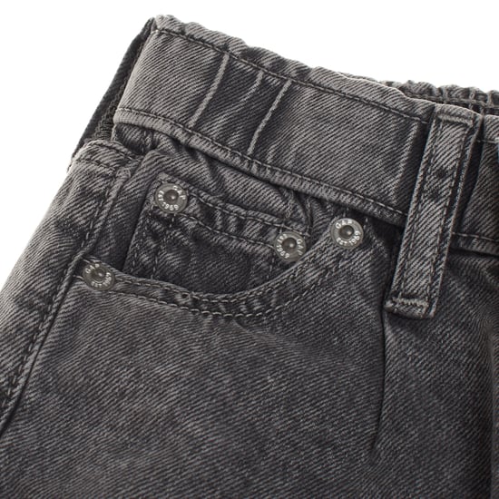 High-waisted barrel jeans 725860 for girls - Image 3