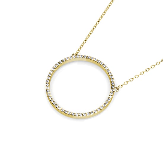 Olina hangers - Goud en kristal - Image 3