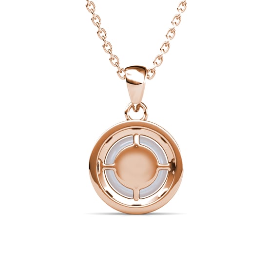 Circlet Pearl Hängen - Rose Gold och Crystal - Image 4