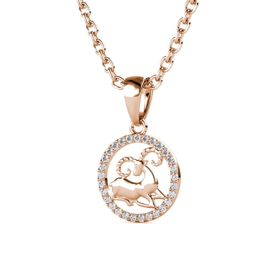 Ram Zodiac hangers - Roségoud en kristal - Image 3