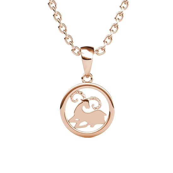 Ram Zodiac hangers - Roségoud en kristal - Image 4