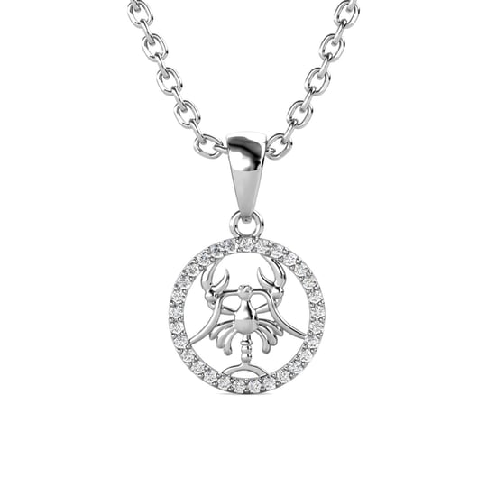 Kreeft Zodiac Hangers - Zilver en Kristal - Image 1