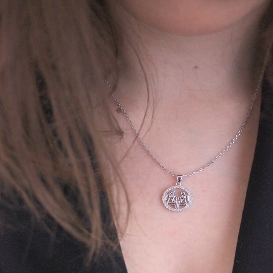 Tweelingen Zodiac Hangers - Zilver en Kristal - Image 2