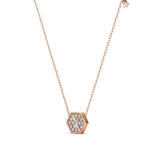 Hexagon hängen - Rose Gold och Crystal - Image 2